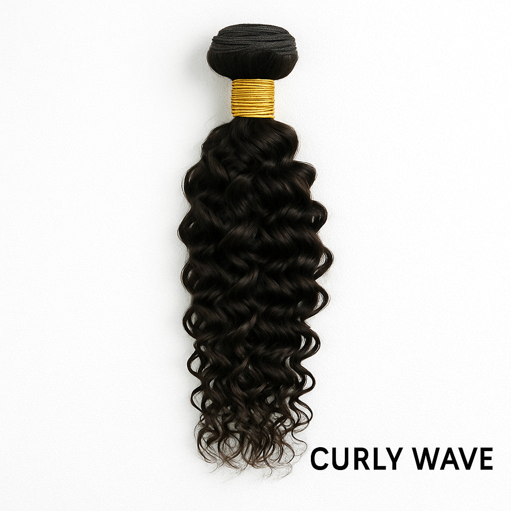 LAVA LOVA 100% Virgin Brazilian Human Hair Bundles – Straight, Body Wave, Deep Wave, Curly & More